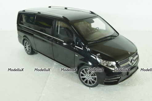 Mercedes V260L MPV(W447) 2023, Black, V-Class, QALCN89911150, Mercedes Dealer Edition 1:18 