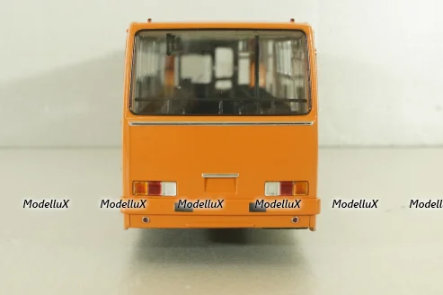 Ikarus-260.27 1985 автобус с планетарными дверьми, оранжевый/белый, Modellux 1:43