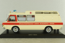 Зил-118КА Специализированная Скорая Помощь (с полным интерьером), 111903, DiP Models 1:43
