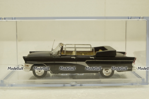 Газ-13 Чайка, кабриолет с поднятыми окнами, черный , Конверсия 1:43