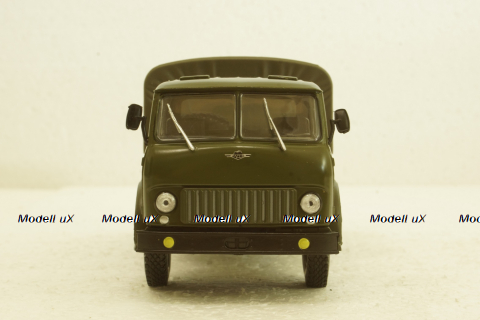 Маз-500В борт з тентом, хаки Н212, Наш Автопром 1:43