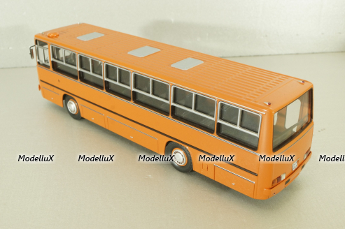 Ikarus-260.27  1985 автобус с планетарными дверьми, оранжевый, Modellux 1:43