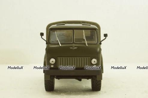 Маз-505 4х4 борт с тентом 1962г, хаки Н210, Наш Автопром 1:43