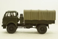 Маз-505 4х4 борт с тентом 1962г, хаки Н210, Наш Автопром 1:43