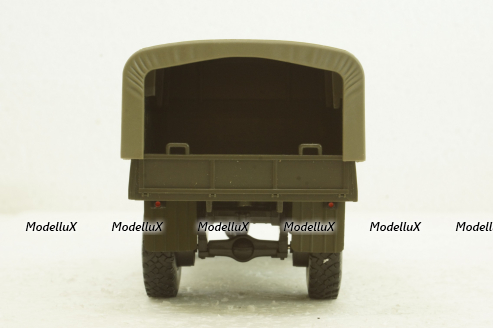 Маз-505 4х4 борт с тентом 1962г, хаки Н210, Наш Автопром 1:43