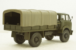 Маз-505 4х4 борт с тентом 1962г, хаки Н210, Наш Автопром 1:43