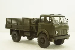 Маз-505 4х4 борт с тентом 1962г, хаки Н210, Наш Автопром 1:43