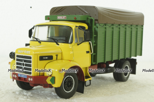 Berliet GL900 Truck CASSONATO 1976, Berliet Collection, Hachette 1:43