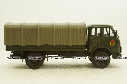 Маз-5334 борт з тентом, хакі, Н214, Наш Автопром 1:43