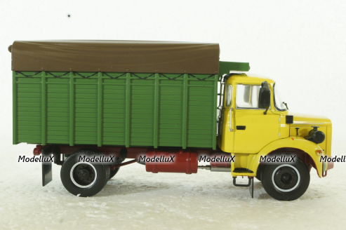 Berliet GL900 Truck CASSONATO 1976, Berliet Collection, Hachette 1:43
