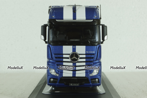 Mercedes Actros MP4 1851 tractor truck 2012, blue, TR206, IXO 1:43