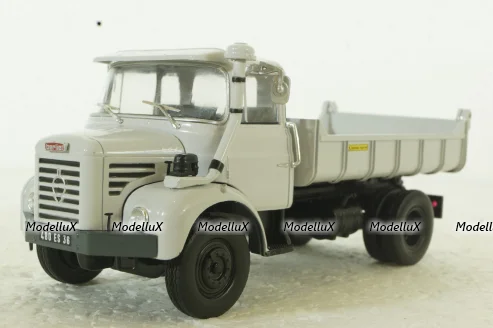 Berliet L62 M3 Truck Cassone Ribaltabile 2-ASSI 1966, Berliet Collection, Hachette 1:43