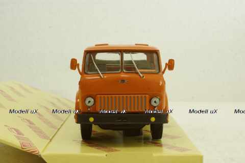 Маз-514,1966г, помаранчевий/зелений, борт 3-мостовий, Н298, Наш Автопром 1:43