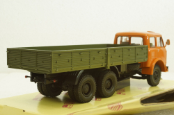 Маз-514,1966г, помаранчевий/зелений, борт 3-мостовий, Н298, Наш Автопром 1:43