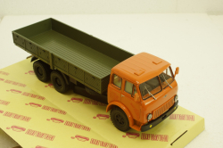 Маз-514,1966г, помаранчевий/зелений, борт 3-мостовий, Н298, Наш Автопром 1:43