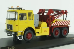 Man F8 Truck Wrecker Road Service 1982, yellow, TRU043A, IXO 1:43