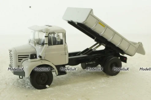 Berliet L62 M3 Truck Cassone Ribaltabile 2-ASSI 1966, Berliet Collection, Hachette 1:43
