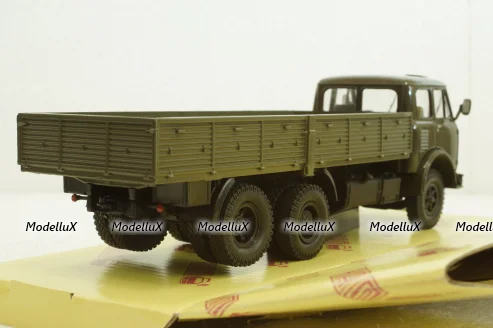 Маз-516,1969г, хакі, борт 3-мостовий, Н292, Наш Автопром 1:43