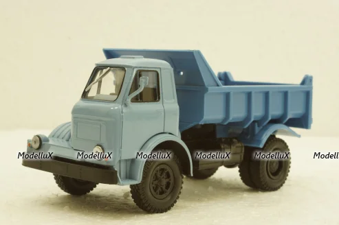 Маз-510Б самосвал, 1962г голубой/синий, Н983, Наш Автопром 1:43