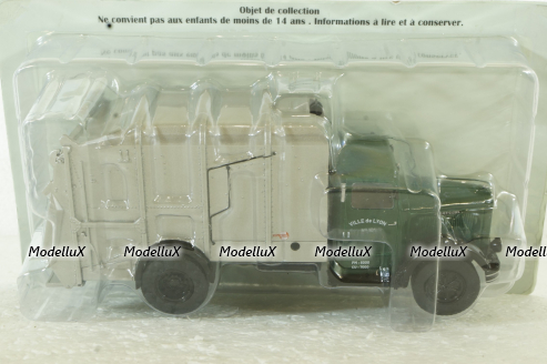 Berliet GDR 7W Truck Trasporto Raccolta Rifiutti Urbani, Berliet Collection, Hachette 1:43