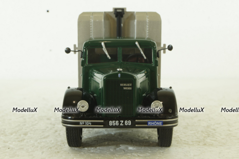 Berliet GDR 7W Truck Trasporto Raccolta Rifiutti Urbani, Berliet Collection, Hachette 1:43