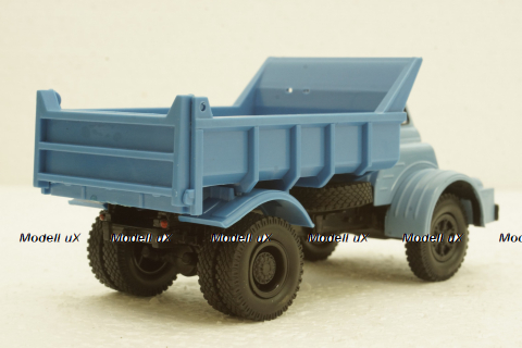 Маз-510Б самосвал, 1962г голубой/синий, Н983, Наш Автопром 1:43