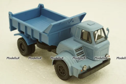Маз-510Б самосвал, 1962г голубой/синий, Н983, Наш Автопром 1:43