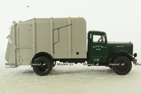 Berliet GDR 7W Truck Trasporto Raccolta Rifiutti Urbani, Berliet Collection, Hachette 1:43
