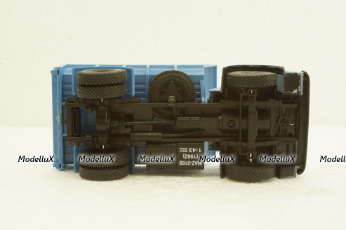 Маз-510Б самосвал, 1962г голубой/синий, Н983, Наш Автопром 1:43