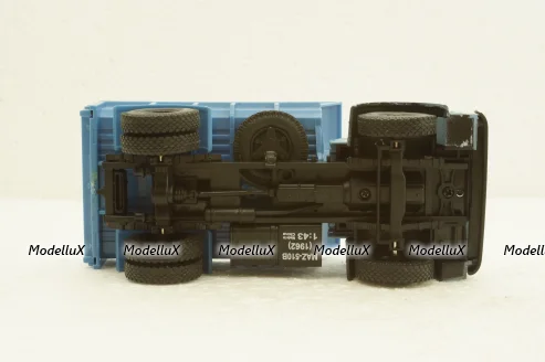 Маз-510Б самосвал, 1962г голубой/синий, Н983, Наш Автопром 1:43