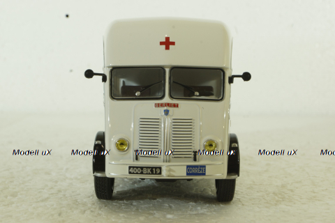 Berliet GLA 5 Truck Fourgon Integral Sureleve Service, Berliet Collection, Hachette 1:43
