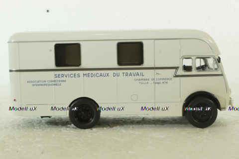 Berliet GLA 5 Truck Fourgon Integral Sureleve Service, Berliet Collection, Hachette 1:43