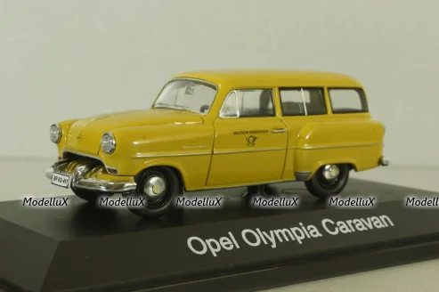 Opel Olympia Caravan "Deutsche Bundespost" 1953, yellow, 006767, Schuco 1:43