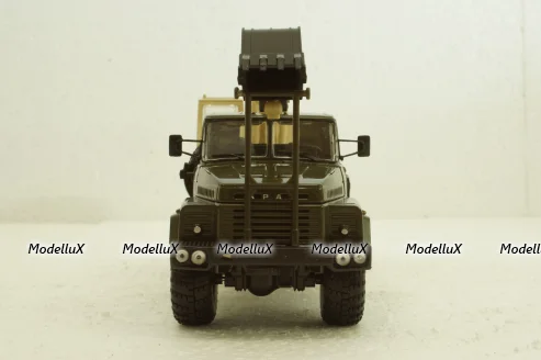 Краз-260 ЭО-4421А Экскаватор, хакі/бежевий, Н745, Наш Автопром 1:43