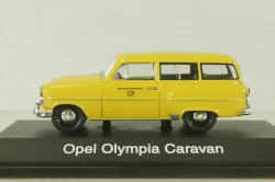 Opel Olympia Caravan "Deutsche Bundespost" 1953, yellow, 006767, Schuco 1:43
