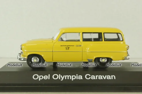 Opel Olympia Caravan "Deutsche Bundespost" 1953, yellow, 006767, Schuco 1:43