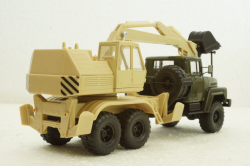 Краз-260 ЭО-4421А Экскаватор, хакі/бежевий, Н745, Наш Автопром 1:43