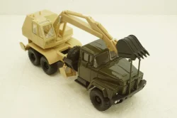 Краз-260 ЭО-4421А Экскаватор, хакі/бежевий, Н745, Наш Автопром 1:43