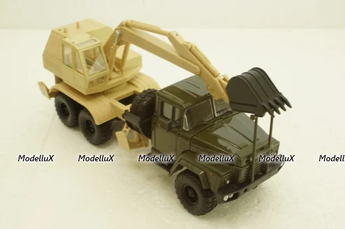 Краз-260 ЭО-4421А Экскаватор, хакі/бежевий, Н745, Наш Автопром 1:43