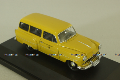 Opel Olympia Caravan "Deutsche Bundespost" 1953, yellow, Schuco 1:43
