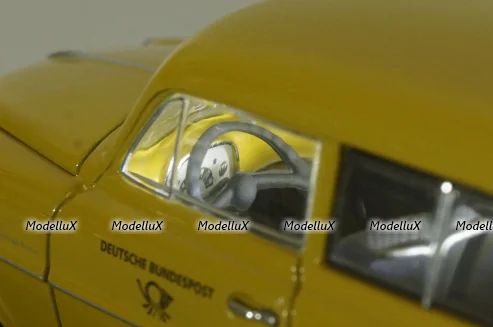 Opel Olympia Caravan "Deutsche Bundespost" 1953, yellow, 006767, Schuco 1:43