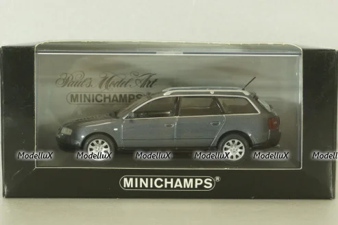  Audi A6 (C5) Avant 2001, grey, 430010211, Minichamps 1:43