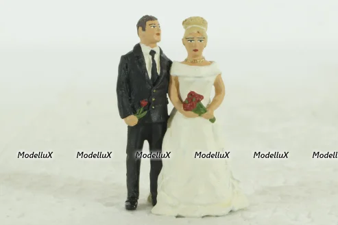 Фигурка Молодожены ( Свадьба),  608а, BM-Toys 1:43