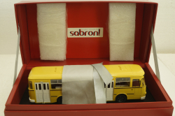Лиаз-677М автобус, желтый, 1990г., Sabron 1:43 Лимитированный выпуск!