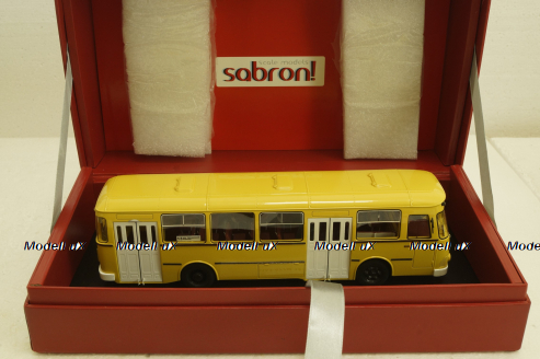 Лиаз-677М автобус, желтый, 1990г., Sabron 1:43 Лимитированный выпуск!