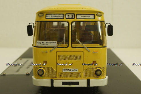 Лиаз-677М автобус, желтый, 1990г., Sabron 1:43 Лимитированный выпуск!