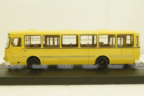 Лиаз-677М автобус, желтый, 1990г., Sabron 1:43 Лимитированный выпуск!