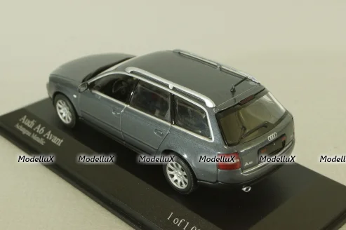 Audi A6 (C5) Avant 2001, grey, 430010211, Minichamps 1:43