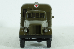 АС-3 (63) санитарный автобус на шасси ГАЗ-63Е, Легендарные грузовики СССР №103 1:43