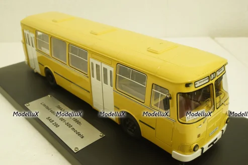 Лиаз-677М автобус, желтый, 1990г., Sabron 1:43 Лимитированный выпуск!